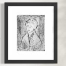 E. Munch - Brystbilde av ung kvinne thumbnail