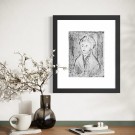 E. Munch - Brystbilde av ung kvinne thumbnail