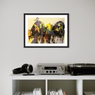 Mikael Persbrandt - Litografi - Bulls 2 thumbnail