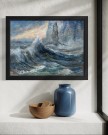 Karl Erik Harr - Maleri - Mot Træna, Helgeland thumbnail