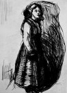 E. Munch - Stående ung pike thumbnail