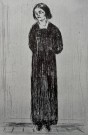 E.Munch - Dame i mørk kjole. Frøken O.A thumbnail