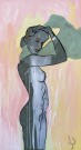 Vegard Blomberg - Maleri - Famous green scarf thumbnail