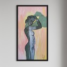 Vegard Blomberg - Maleri - Famous green scarf thumbnail