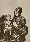 E. Munch - Moren og det gråtende barnet thumbnail