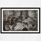 E. Munch - To hunder ved en ovn thumbnail
