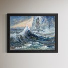 Karl Erik Harr - Maleri - Mot Træna, Helgeland thumbnail