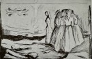 E. Munch - Piker på stranden II thumbnail