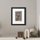 Stian Borgen - Innrammet liten tegning - original 5 thumbnail