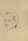 E. Munch - Portrett av Ottilie Schiefler thumbnail