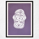 Therese Myran - Linotrykk - Woven no 3  thumbnail