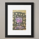 Stian Borgen - Innrammet liten tegning - original 6 thumbnail