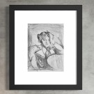 E. Munch - Portrett av en ung kvinne thumbnail