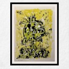 Stian Borgen - serigrafi - Clockwork yellow thumbnail