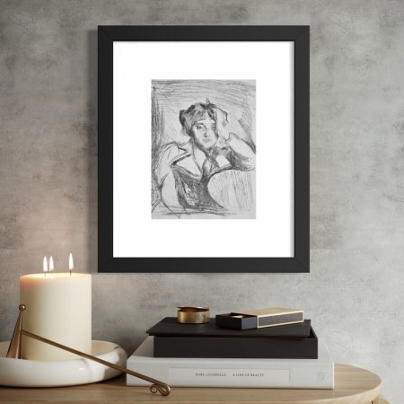 E. Munch - Portrett av en ung kvinne