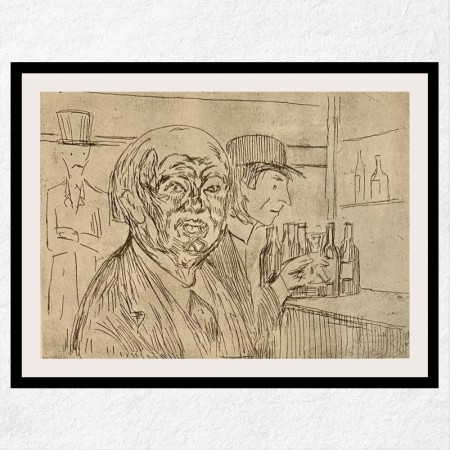 E. Munch - Berliner Kafé