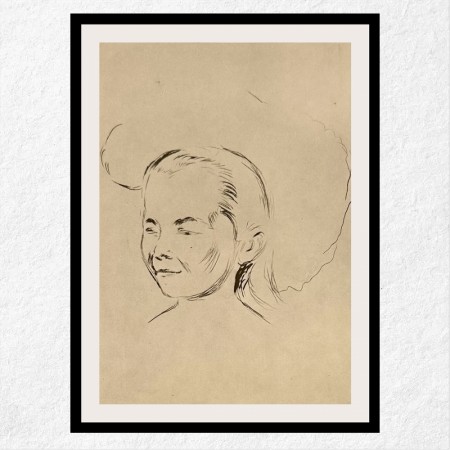 E. Munch - Portrett av Ottilie Schiefler