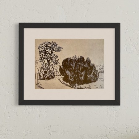 E. Munch - Aften i parken 