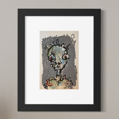 Stian Borgen - Innrammet liten tegning - original 8