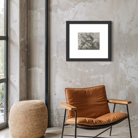 E. Munch - Mannshode i landskap