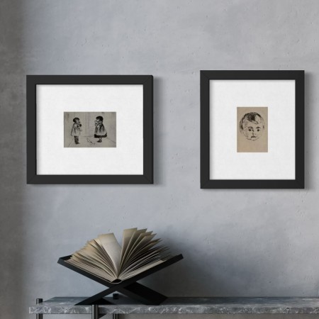 E. Munch - 2 stk. små - 