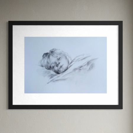 Myndin Nerdrum - Søvn - Blå variant